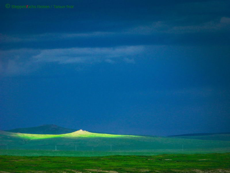 Steppenfuchs Reisen - Mongolische Steppenlandschaft