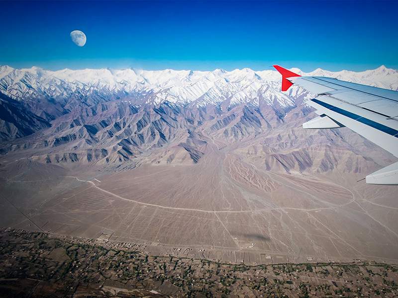 Steppenfuchs Reisen - Flug nach Lhasa